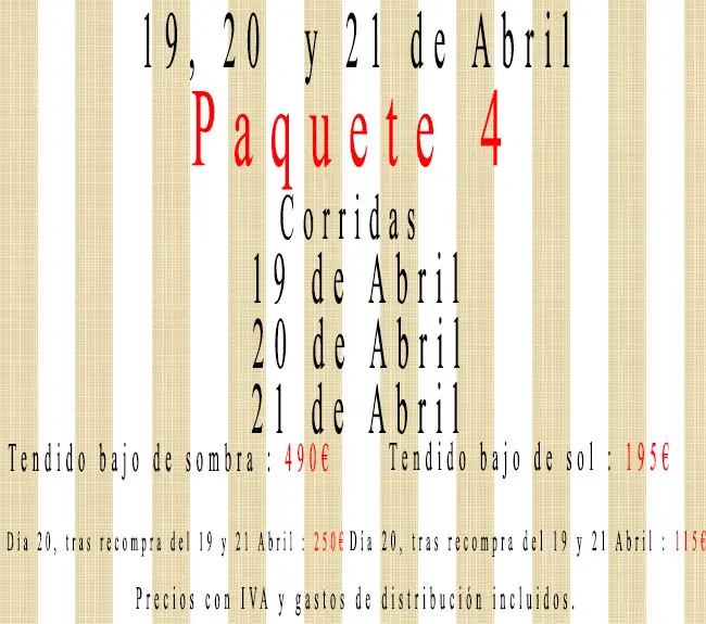 Paquete 4 grande Paquete 4 grande