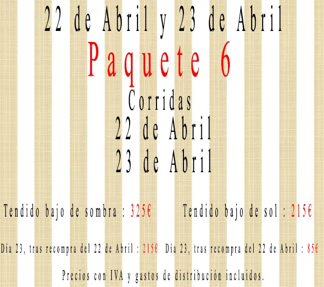 Paquete 6 grande Paquete 6 grande